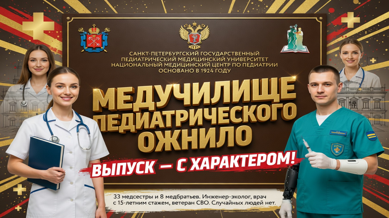 Медучилище Педиатрического ожило. Выпуск - с характером!