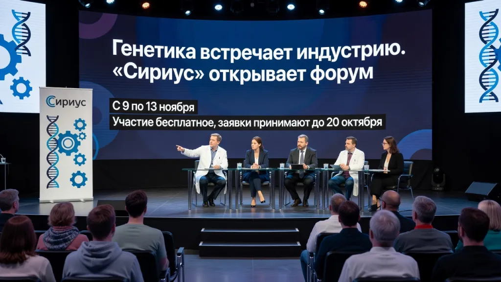 Генетика встречает индустрию. «Сириус» открывает форум